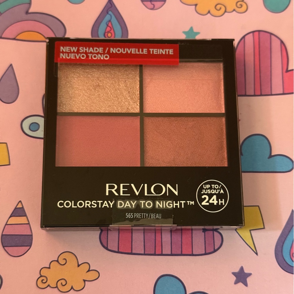 Revlon ColorStay Eyeshadow Palette - Pink and Peach Tones New